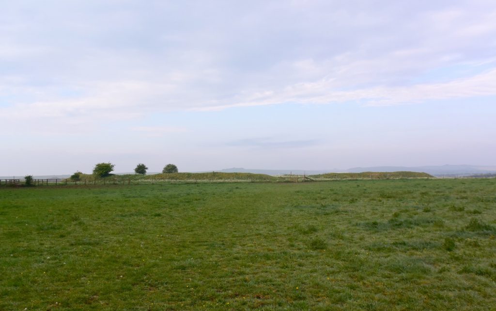 "Alfred's Castle" Bronze Age enclosure, near Ashdown House, Oxfordshire.